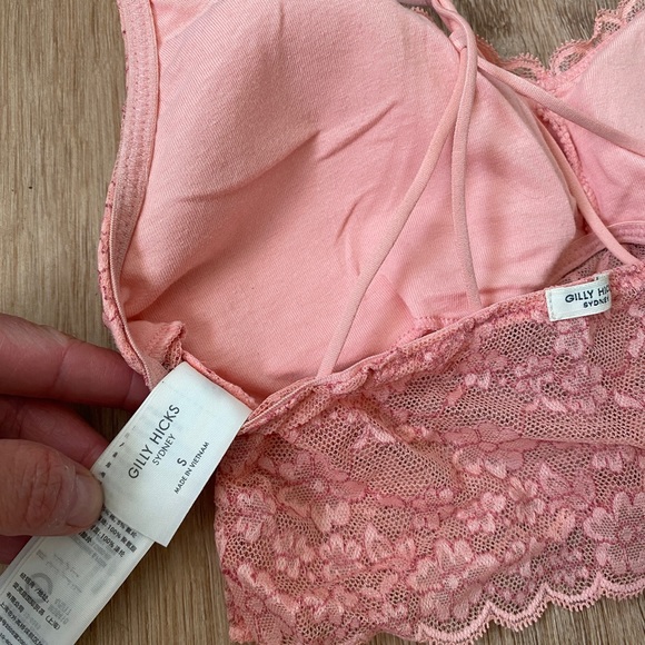 Gilly Hicks Bra Bralette Peach Pink Size Small - Picture 5 of 5